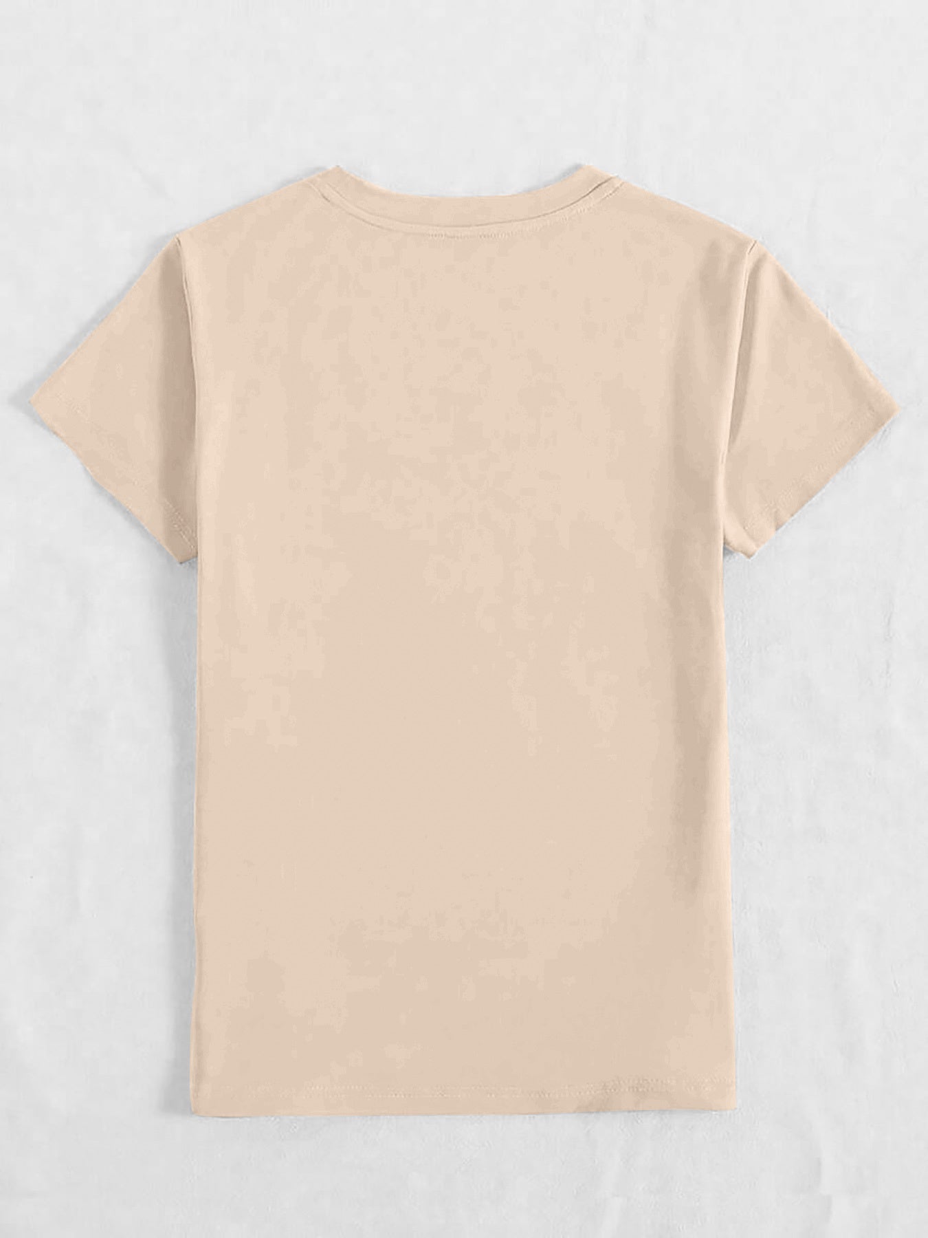 Women's Floral Print T-Shirt - Casual Short Sleeve Round Neck Summer Top, Machine Washable Lightweight Breathable Fabric for Vacation, Streetwear & Sports, Ladies T Shirts, Vacation Clothing, Trendy Graphic Tee, Comfortable F