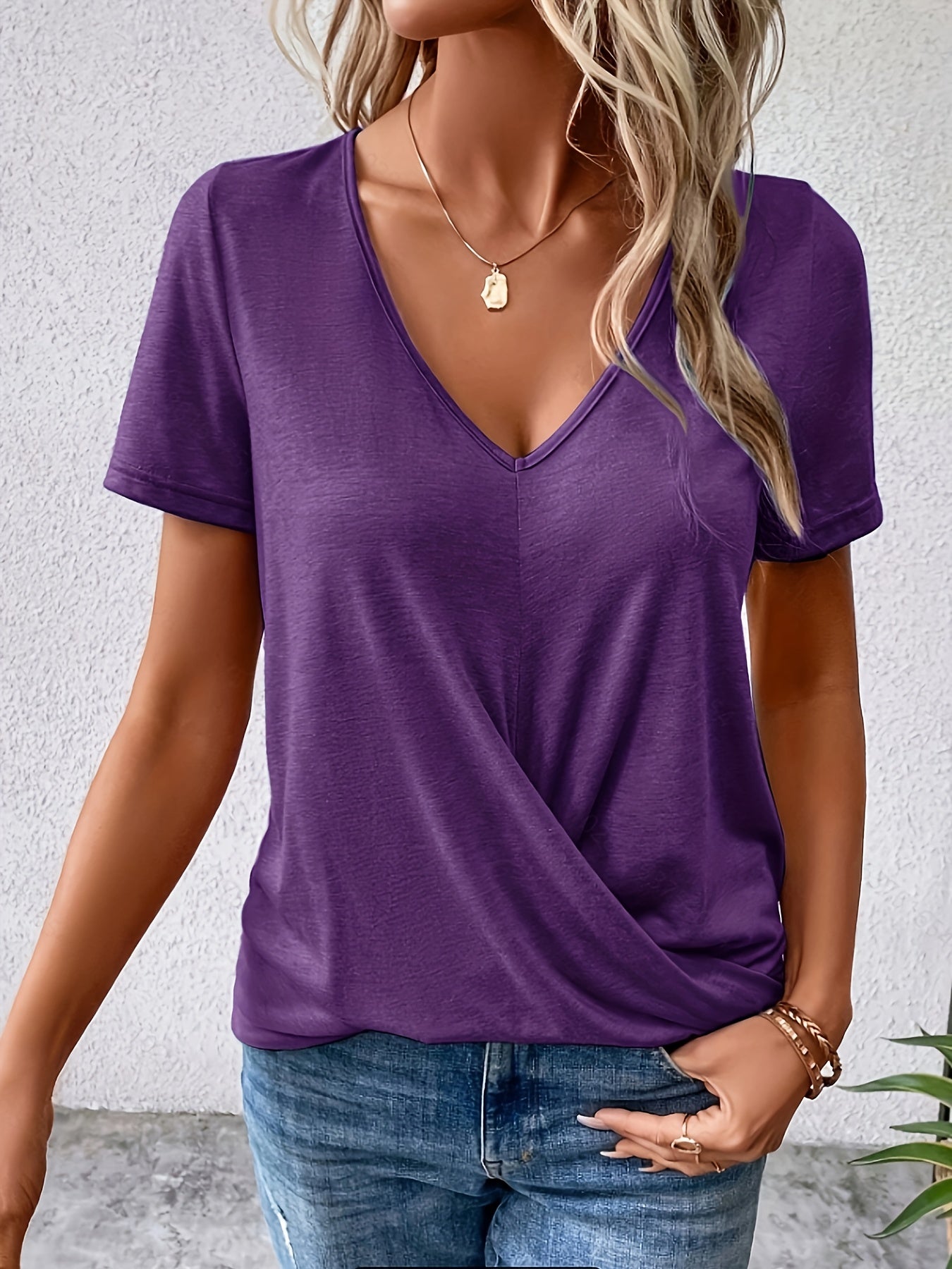 Women's Casual Short-Sleeve T-Shirt Top