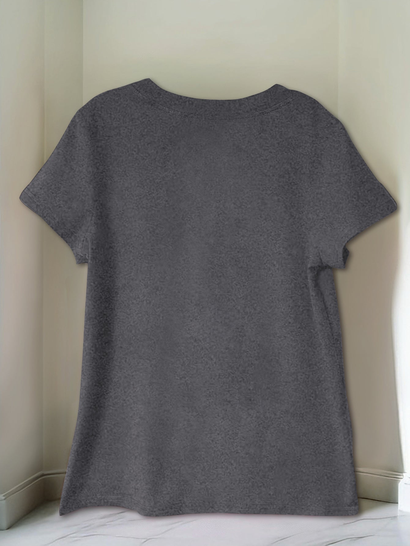 [New Recommendation] Creative Monogram Blessed Printed T-shirt, Women's Casual, Vacation, Short-sleeved Round Neck, Spring and Summer, Machine Washable, New Women's Clothing, Out of the Street Versatile, S