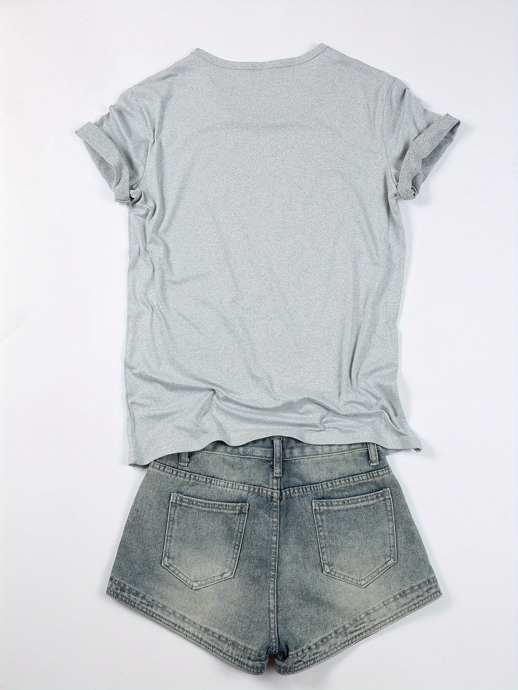 Creative Dragonfly&Butterfly&Dandelion Alphabetical Elements Printed T Shirt 3pcs Set, Summer and Spring Short Sleeve Round Neck Casual Tops Multi Sets for Women