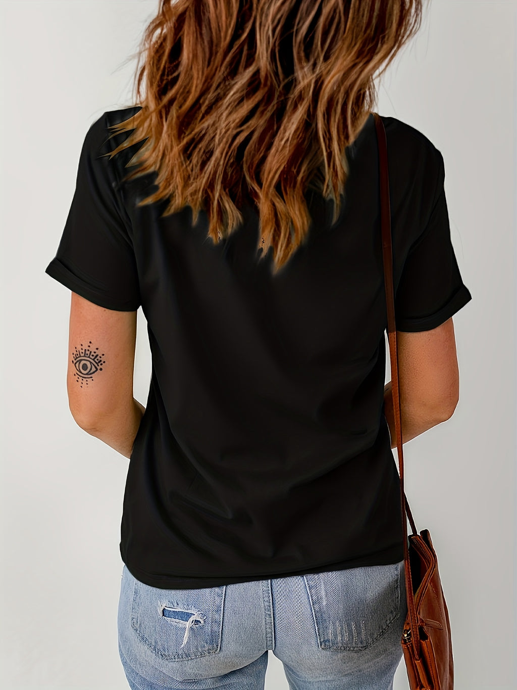 Fashionable Women'S Collection Valentine'S Day Creative Heart Pattern Printed Casual Round Neck Short Sleeve T-Shirt