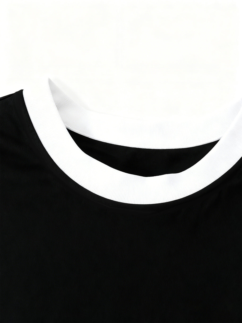 Women'S Stylish Summer Short-Sleeve Pullover Top with Beautiful Contrasting Colors