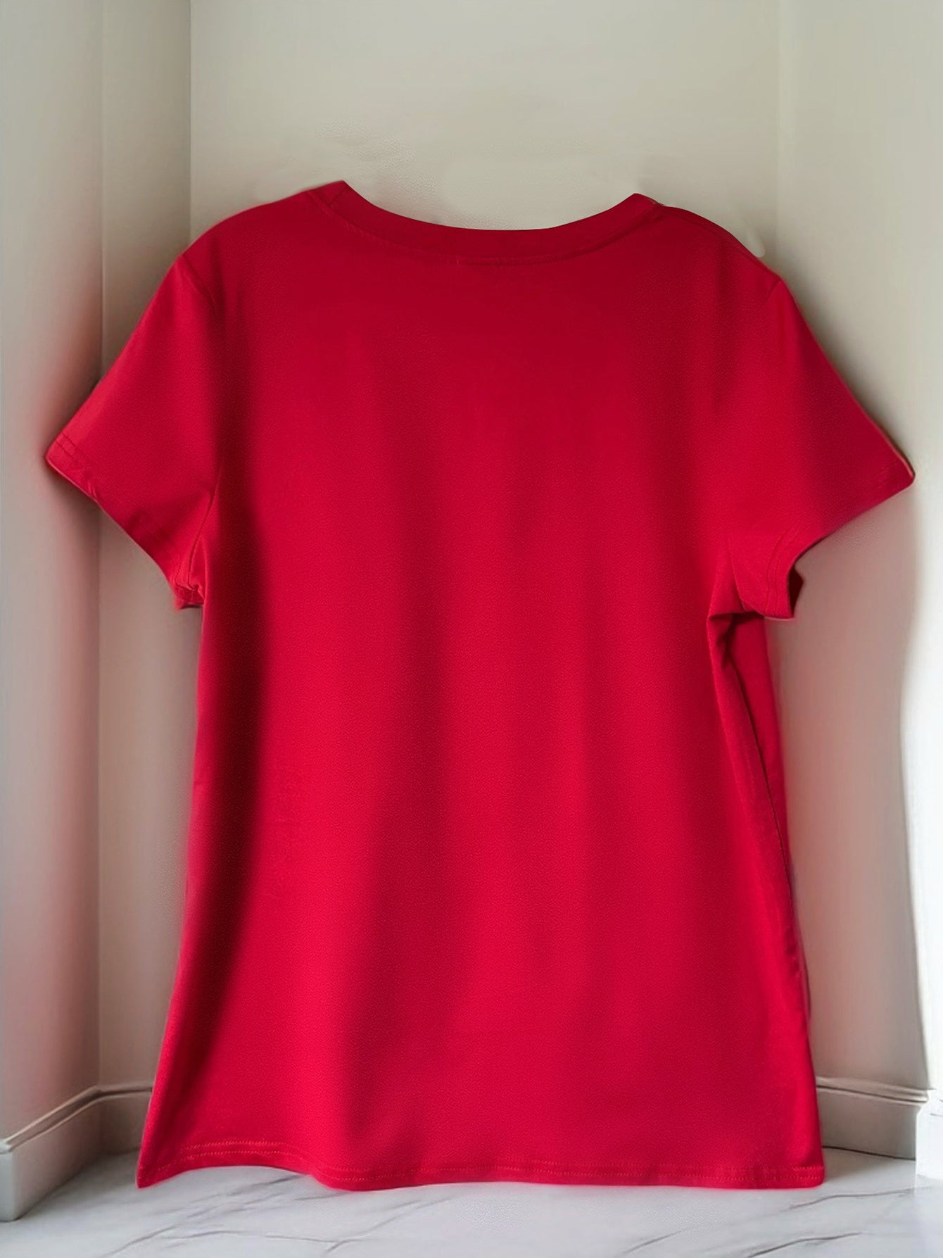 New Arrival: Floral Print T-Shirt for Women, Perfect for Casual Outings, Vacations, Short Sleeves, Round Neck, Suitable for Spring And Summer, Machine Washable, Versatile And Flattering for Streetwear And .