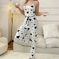 Plus Size Women’s Pajama Set – Vest & Pants
