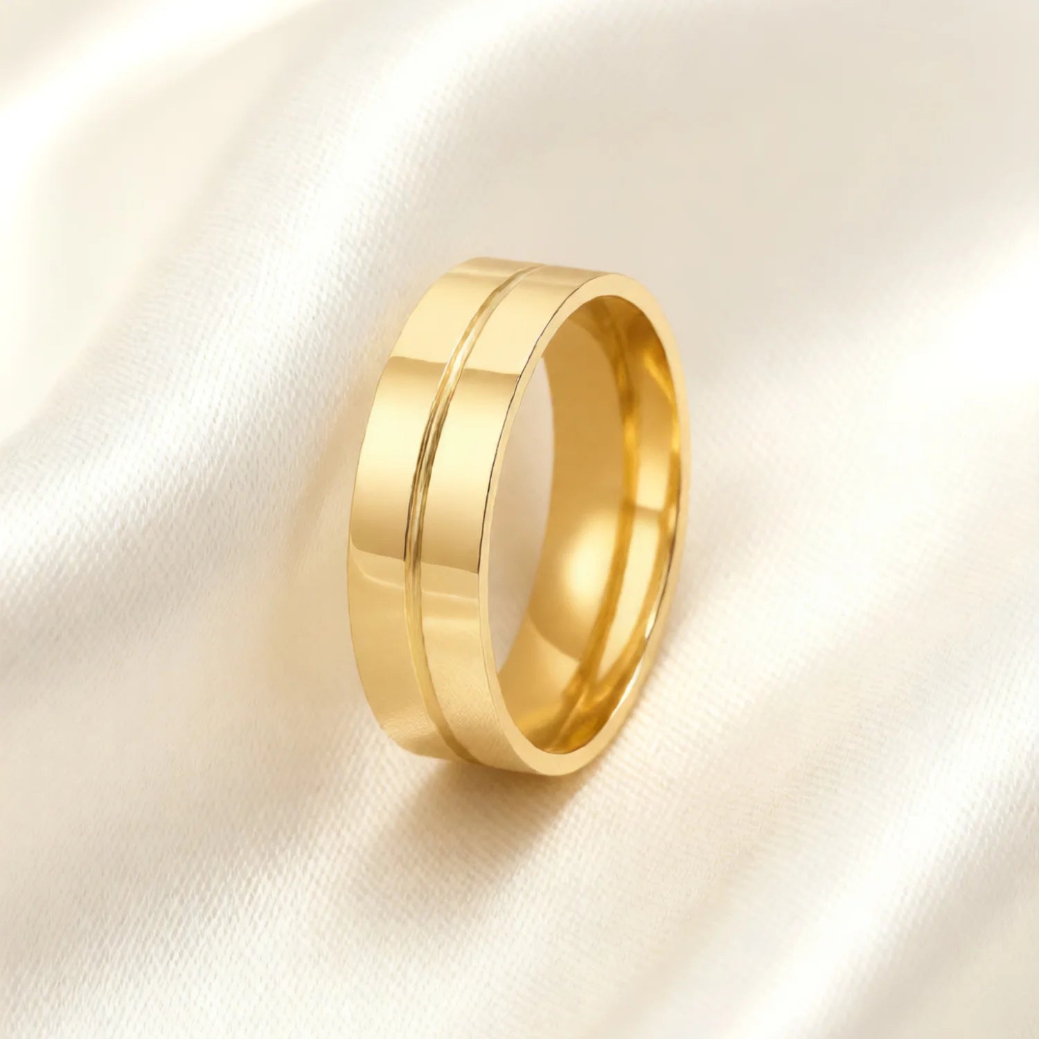 Chamica Personalized Couples Bands Engagement Ring Matching Rings Sets Anniversary Promise Ring for Men Women Couple Gift