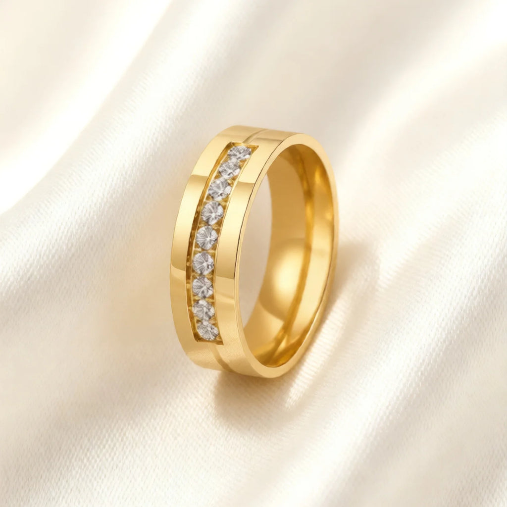Chamica Personalized Couples Bands Engagement Ring Matching Rings Sets Anniversary Promise Ring for Men Women Couple Gift