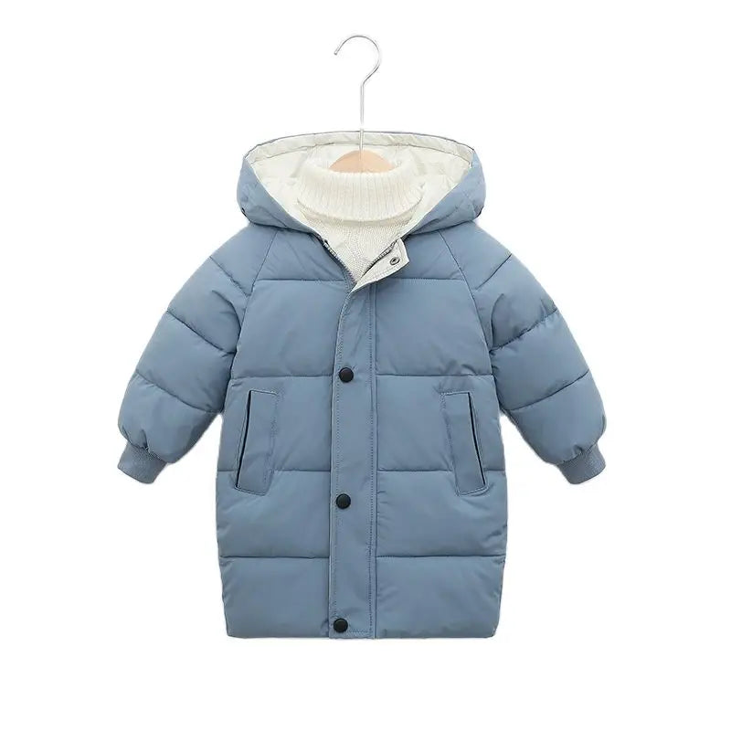 Kids Long Down Winter Jacket