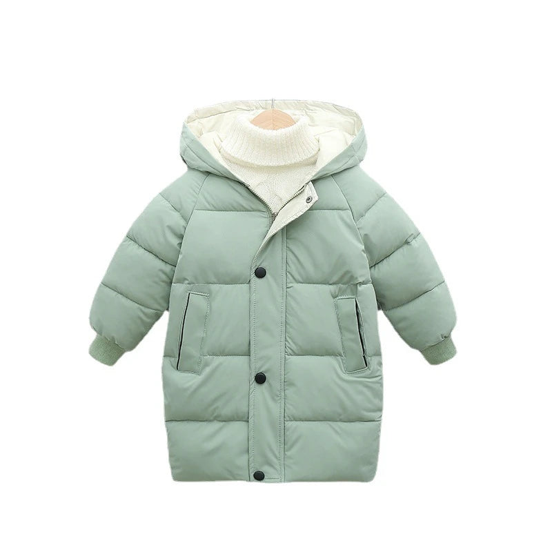 Kids Long Down Winter Jacket
