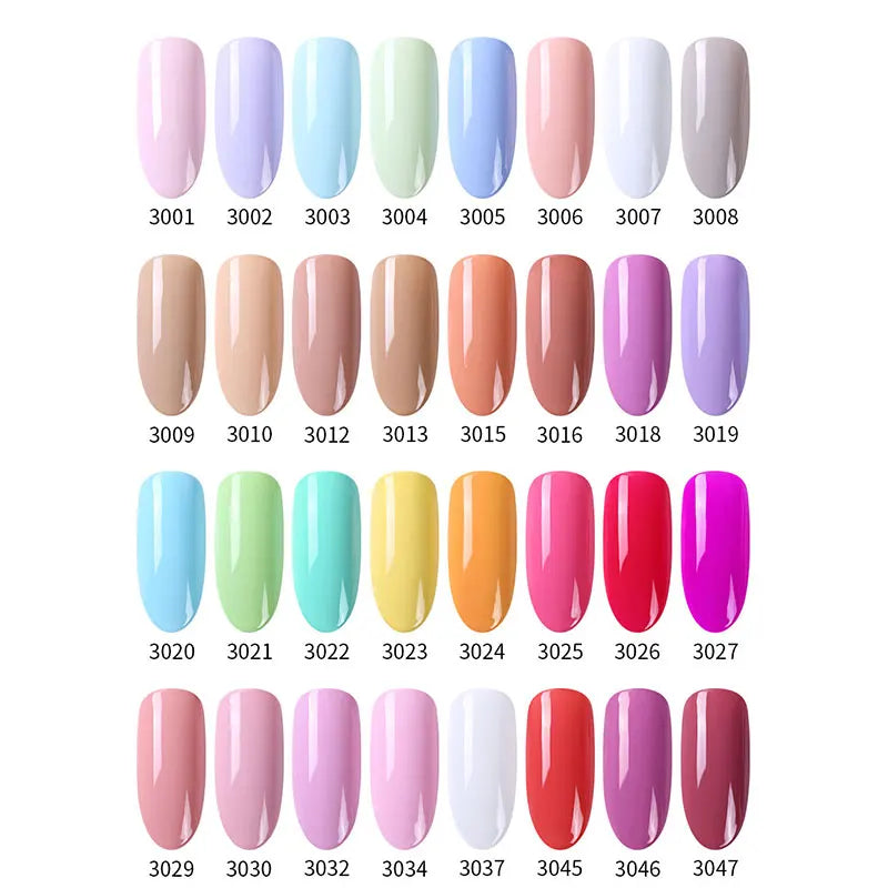 Clou Beaute 56 Colors Gel Nail Polish Pastal Pink Green Lavender UV Nail Gel Soak Off UV Varnish Macaron Gel Paint 15ml Nail Art