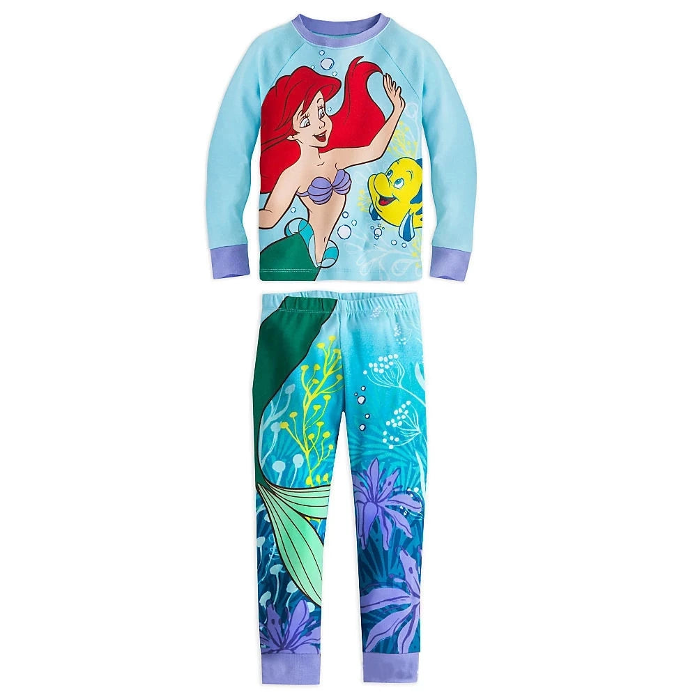 Spring Autumn Children's Mickey Clothing Sets Boys Sleepwear Clothes Kids car Pajamas Set Baby Girls Cotton Cartoon Pijamas