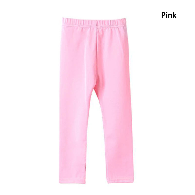 Girl Pants Soft Elastic Modal Cotton Kids Leggings Candy Color Girls Skinny Pants Trousers Solid Color 2-13Y Children Trousers