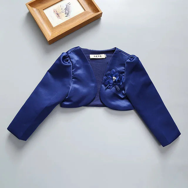 Baby Girl Clothing Embroidered Coat Princess Short Cape Infant Jackets Outerwear Wedding Party Dress Shawl Children Clothing