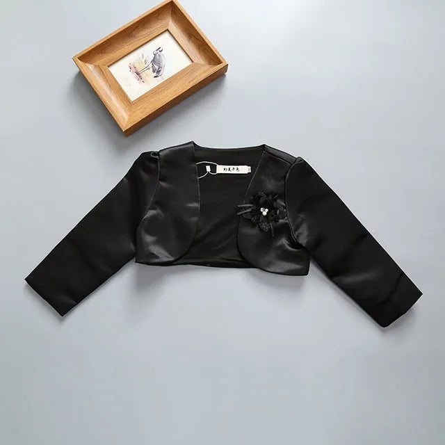 Baby Girl Clothing Embroidered Coat Princess Short Cape Infant Jackets Outerwear Wedding Party Dress Shawl Children Clothing