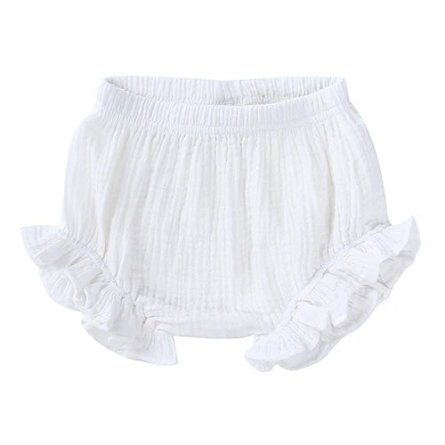 Baby Girls Boy Shorts Newborn Baby Fold bloomers Girls pure cotton linen Triangle Shorts Toddler Trousers PP Pants Clothes MT035