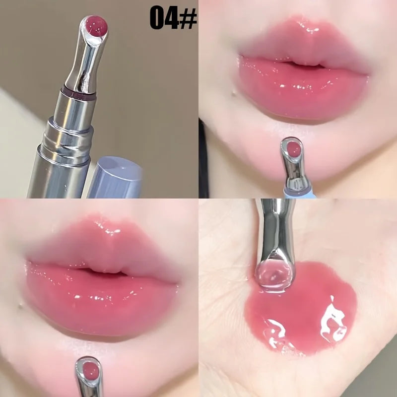 Mingli Lip Gloss, Long-Lasting Moisturizing Lip Gloss, Lip Care Cosmetics, Spring and Summer Atmosphere, Suitable for All Skin, Valentine's Day Gift, Birthday Gift Herorange