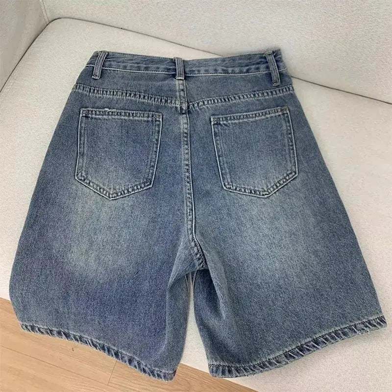 Spring/Summer Women’s Wide Leg Denim Shorts