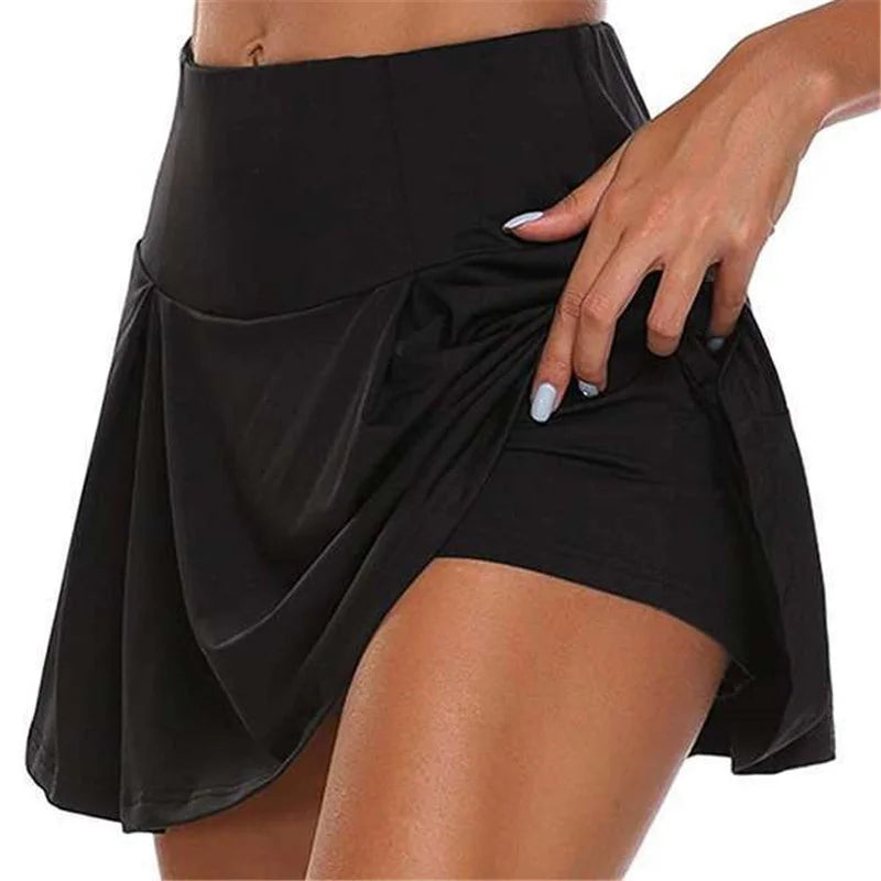 Summer Women’s Quick-Dry High-Waist Mini Skirt