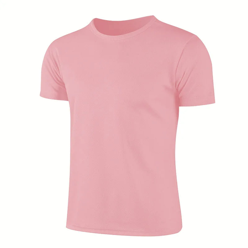 Men Women Quick Dry Short Sleeve Sport T Shirt Gym Jerseys Fitness Shirt