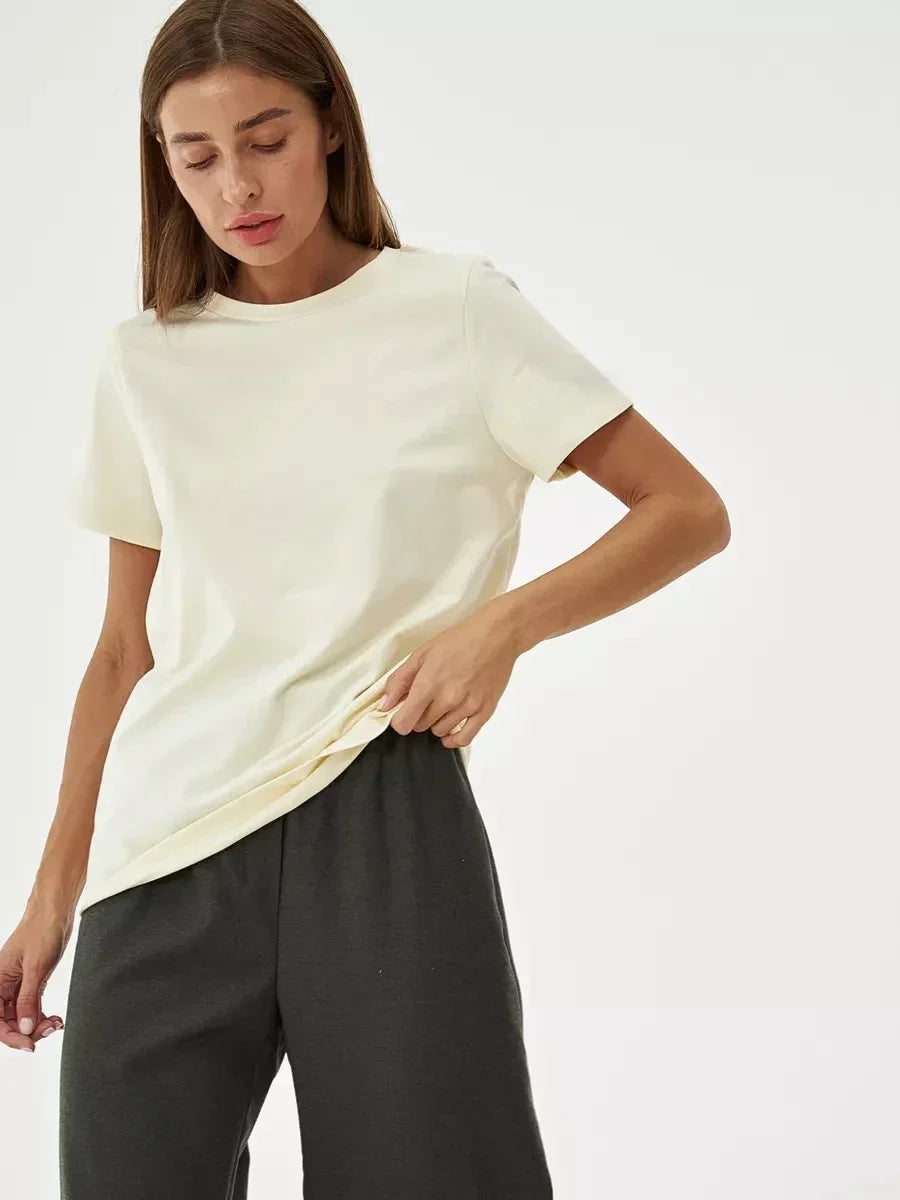 Bornladies Summer 100% Cotton Women's T-shirt