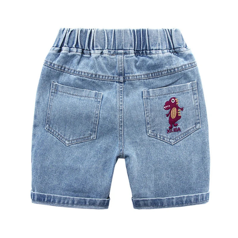 IENENS Baby Boys Shorts Girl Casual Jeans Kids Clothes Summer Short Pants 2-8 Years Clothing Boy's Loose Denim Shorts