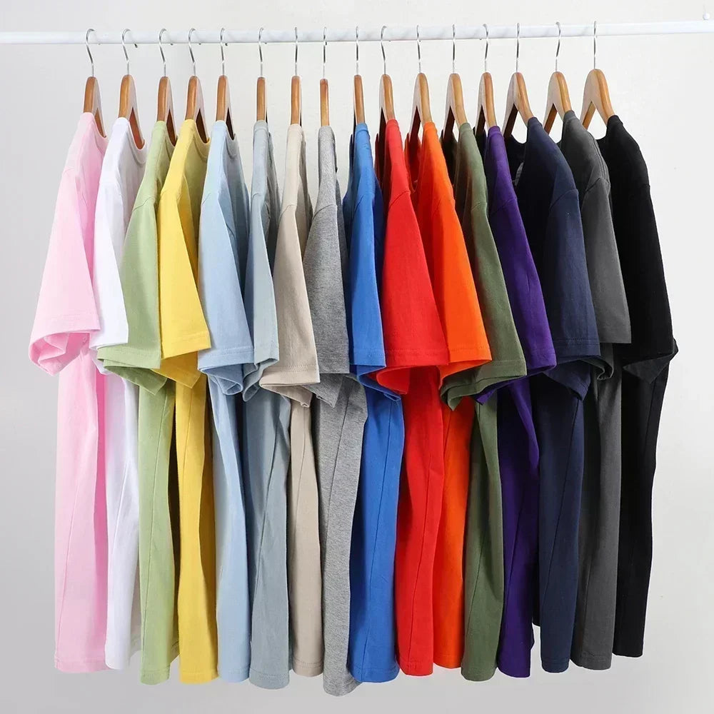 Men's Summer Essential 100% Cotton Printed T-Shirt, Soft & Breathable Round Neck Short Sleeve Tee, Unisex Casual Wear
