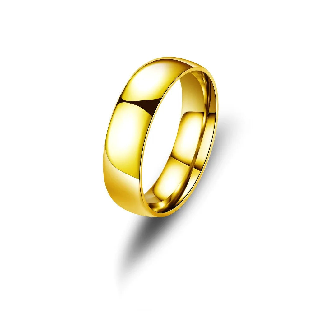 Fashion Charm Jewelry Ring for Men Women Stainless Steel Black Rings Wedding Engagement High Quality Matte Male Accessory
