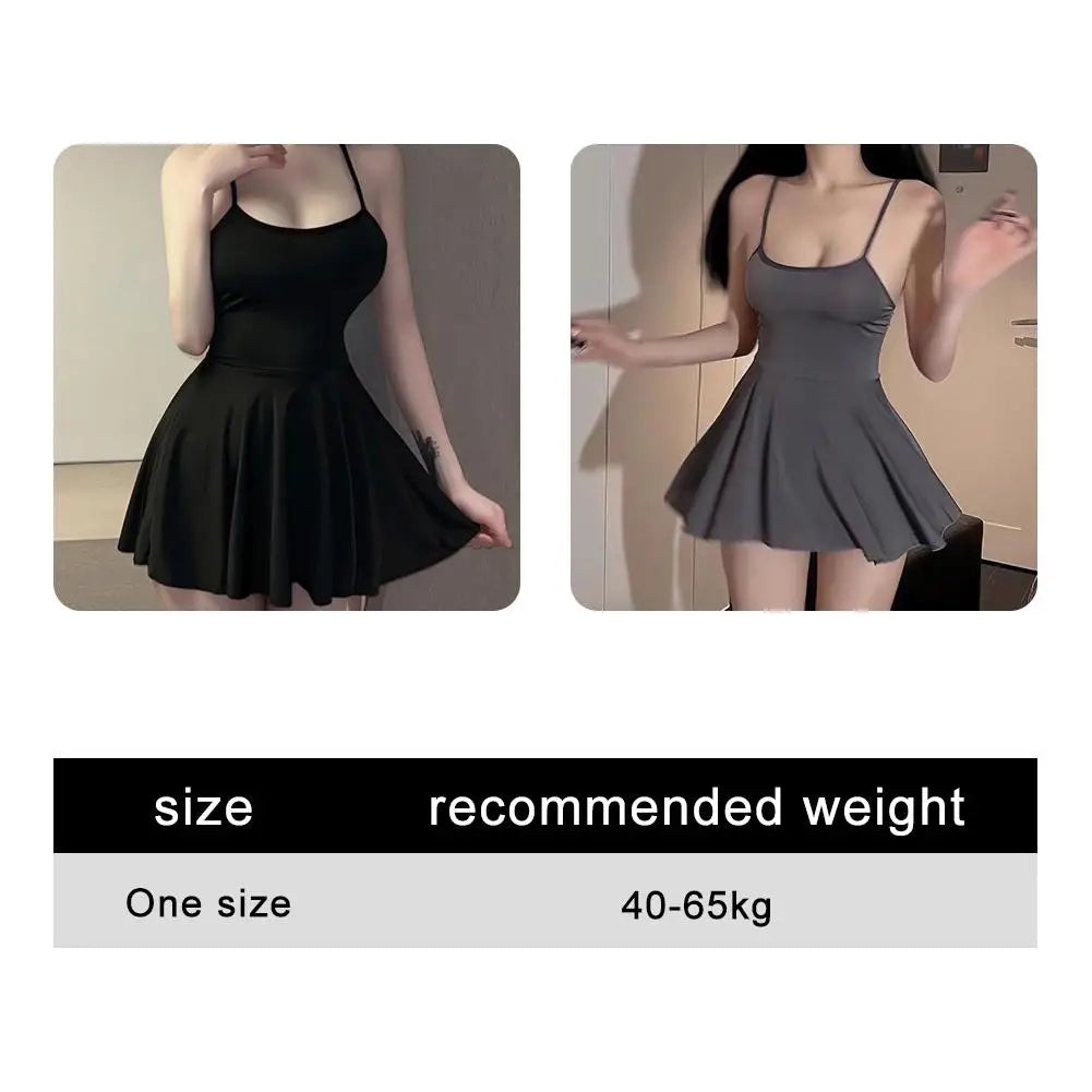 Sexy Pleated Micro Mini Dress for Women