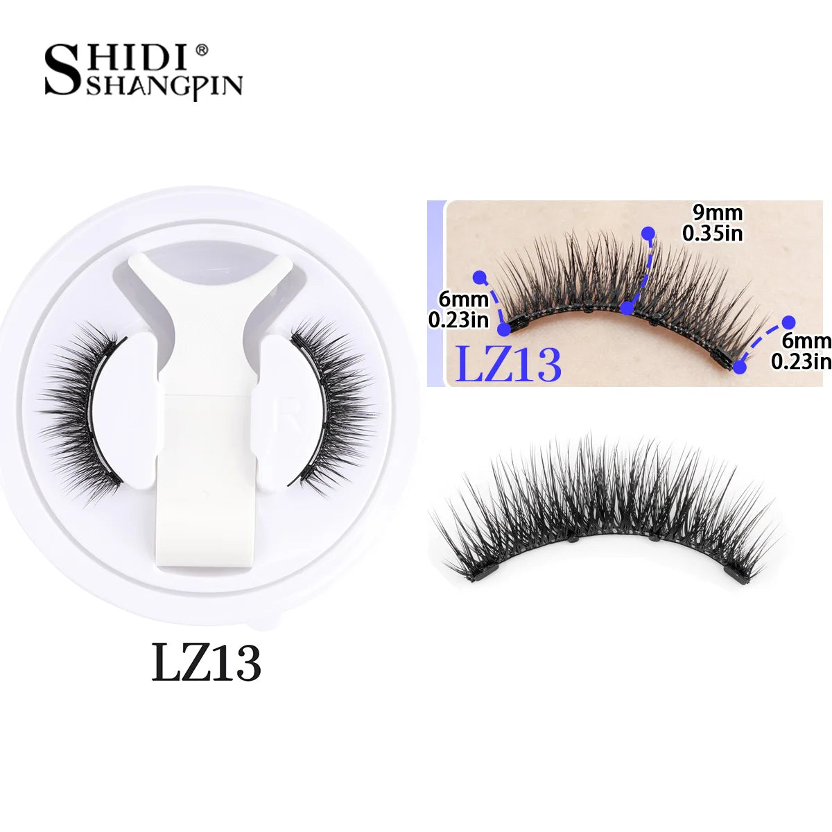 3D Magnetic False Eyelashes Tweezer Set Reusable Natural Eyelashes Mink False Lash Professional Eyelash Extension Makeup Tool