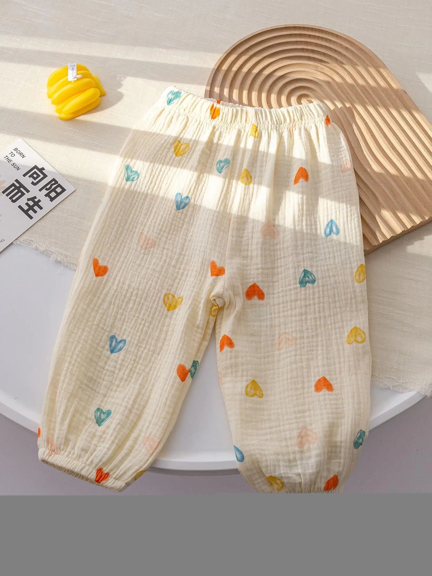 New Designer Printing Trousers Baby Unisex Cute Harem Pants Outdoor Toddler Girls Summer Fashion Thin Loose Full Length Pants