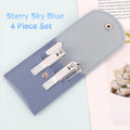 16/12/4 pcs Professional Nail Clippers and Cuticle Nippers Set with Travel Case Manicure Set Pedicure Sets Nail Clippers