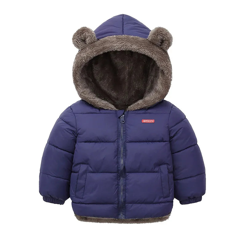 Kids Thick Padded Winter Jacket