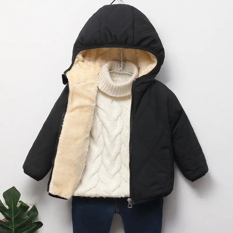 Boys & Girls Hooded Snowsuit Jacket
