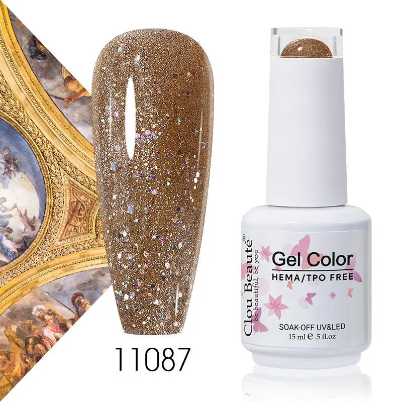 Clou Beaute 56 Colors Gel Nail Polish Pastal Pink Green Lavender UV Nail Gel Soak Off UV Varnish Macaron Gel Paint 15ml Nail Art