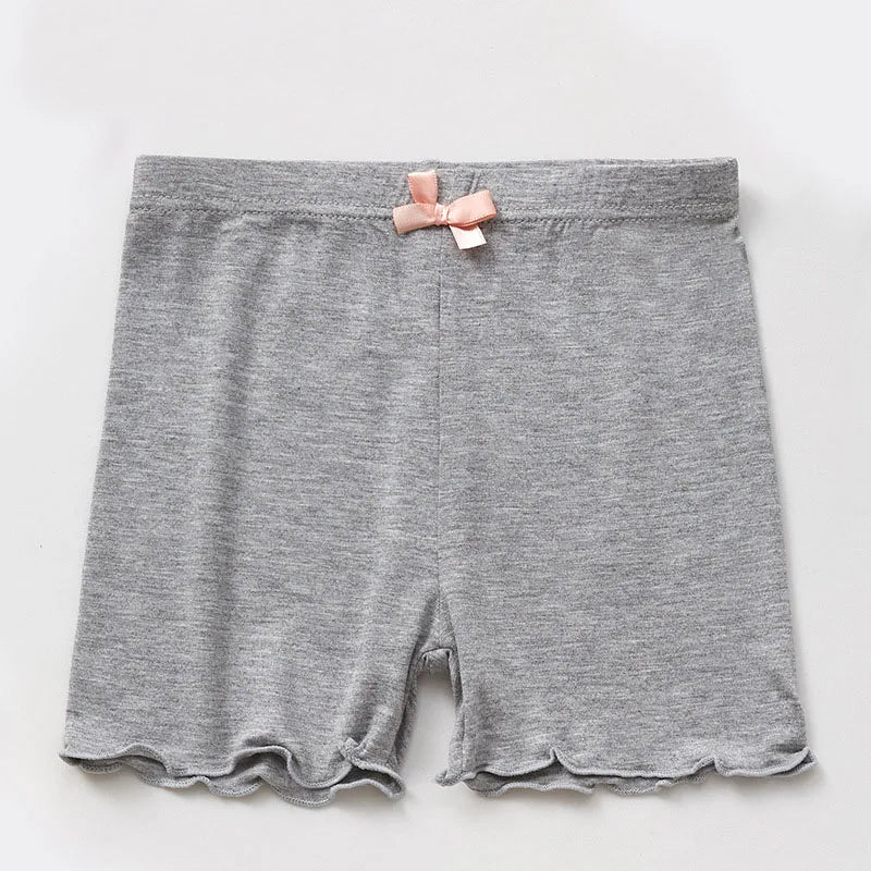 Hot Modal Girls Shorts Safety Pants Top Quality Kids Pants Underwear Children Summer Cute Bow Short Underpants for 1-12 Years