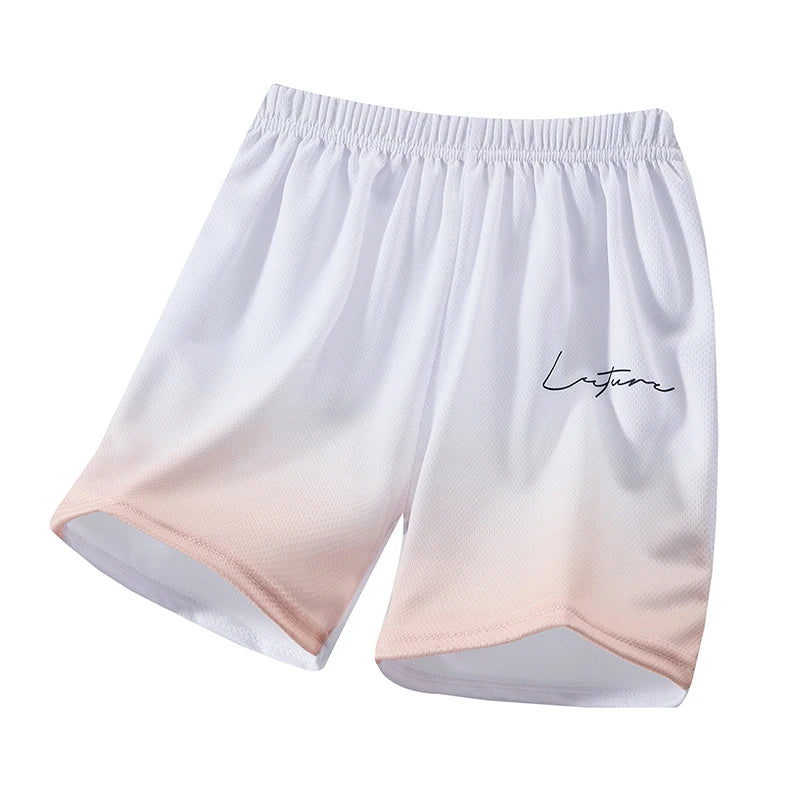1/3 Pieces cChildren's Summer Gradient Tie Dye Fashionable Casual Shorts Boys' Loose Sports Elastic Pants Girls' Versatile Pants