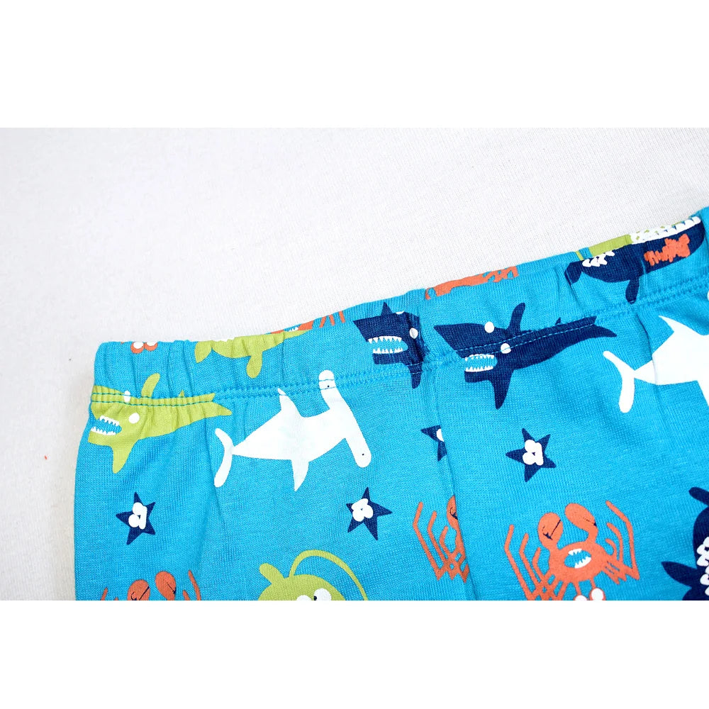 Animal Cartoon Boys Pajamas Sets Children's Sleepwear Kids Nightwear 100 Cotton Spring Autumn Boy Pyjamas Homewear Night Wear