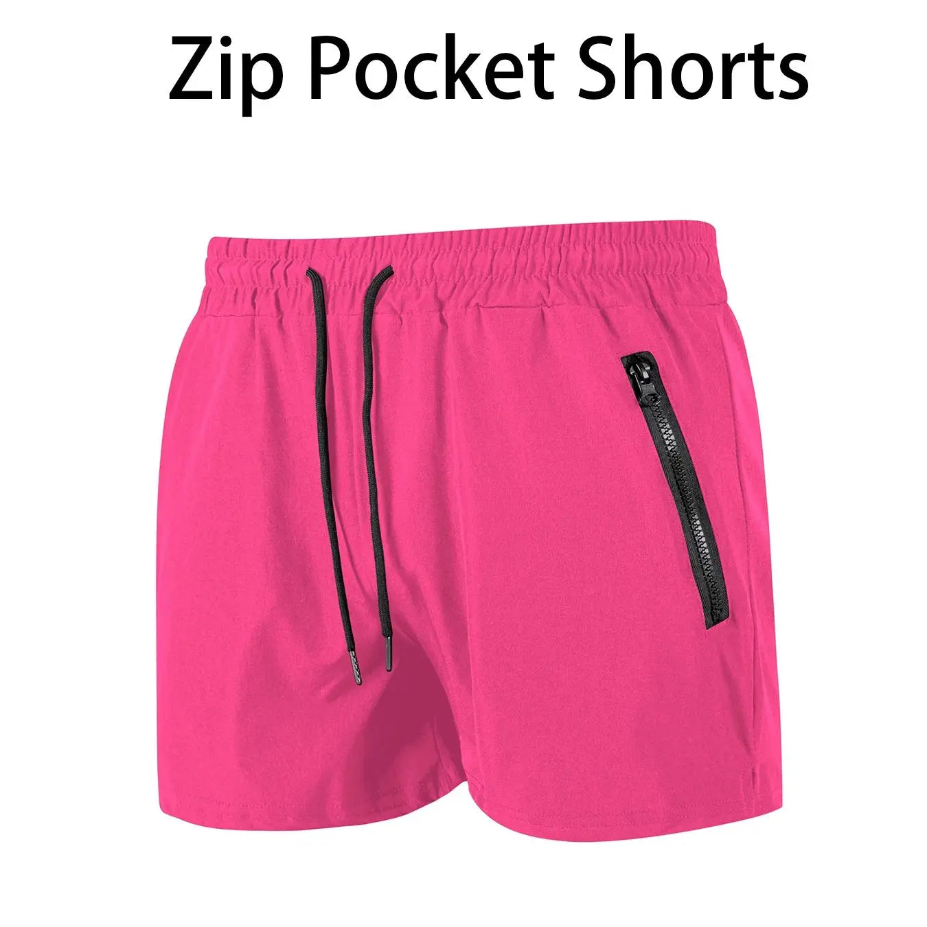 Mens Swim Trunks with Zipper Pockets Mesh Liner Summer Beach Board Shorts Quick Dry Swimming Bathing Suit Swimsuit Swimwear