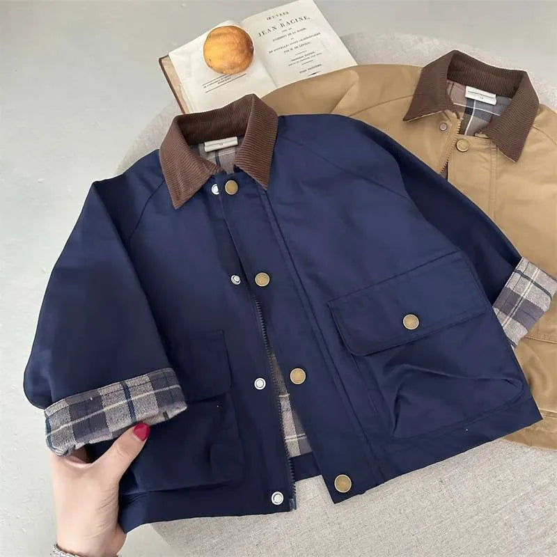 2026 Spring Autumn Cute Boys Jacket