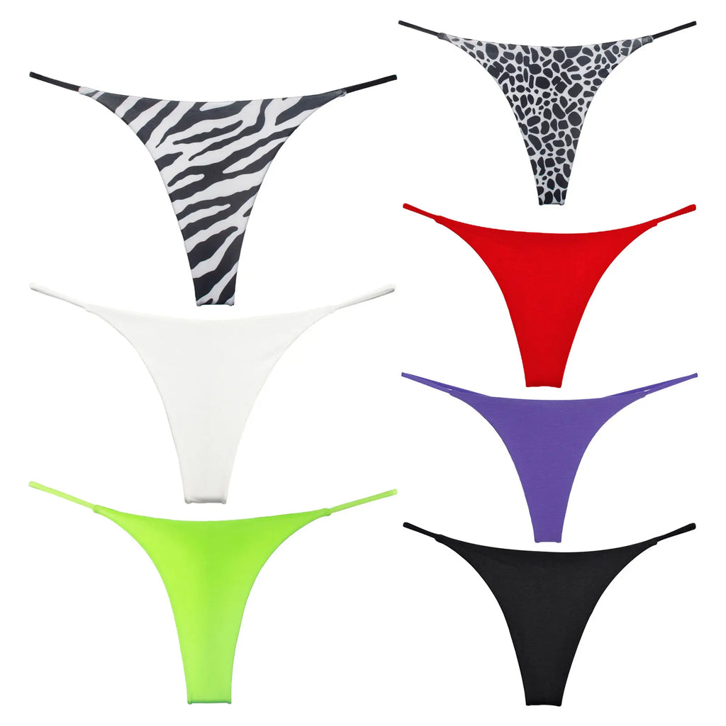 Womens Low Rise Thong Bikini Bottom Beach Sunbathing T-back Swim Wear