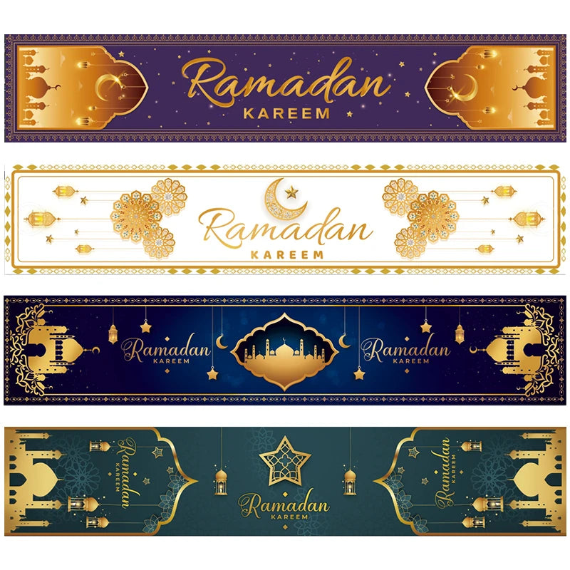 Ramadan Decoration Table Runner EID Mubarak Decor For Home Tablecloth Ramadan Kareem Islamic Muslim Party Eid Al Adha Gifts 2026