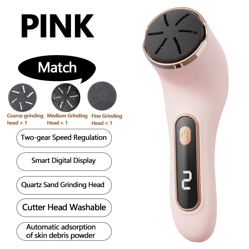 2026 New Electric Foot Grinder Callus Remover Pedicure Machine Professional Dead Skin Remover Foot File Pedicure Tool Home Use