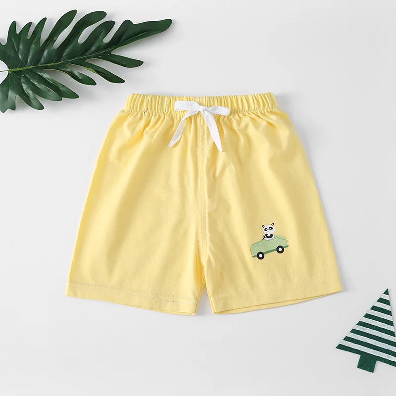 1pcs Pure Cotton Summer Kids Shorts Boys Girls Solid Color Short Baby Casual Pant Children Short Pant  Sport Clothing Outwear
