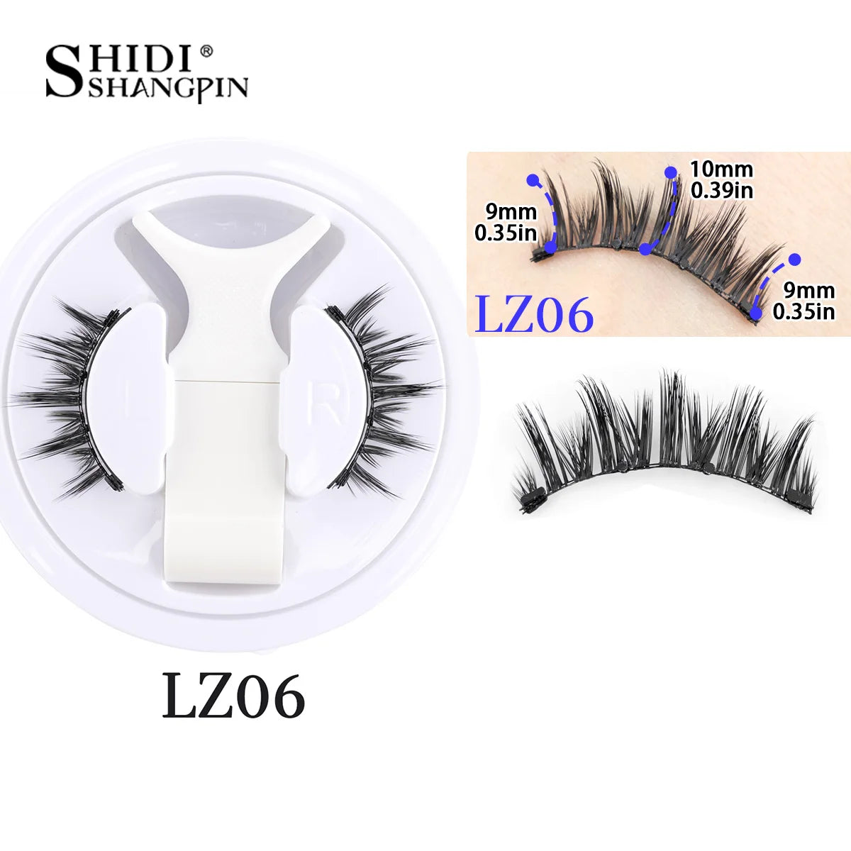 3D Magnetic False Eyelashes Tweezer Set Reusable Natural Eyelashes Mink False Lash Professional Eyelash Extension Makeup Tool