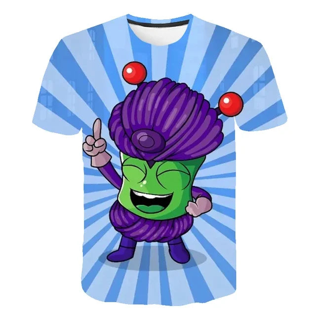 Super Zings T Shirt Kids Toddler Anime Game Streetwear Short Sleeve
