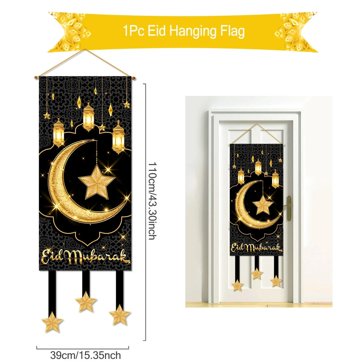 Ramadan Kareem Hanging Flag Ramadan Decoration 2026 For Home Eid Mubarak Ramadan Kareem Islamic Muslim Party Eid Al Adha Gifts