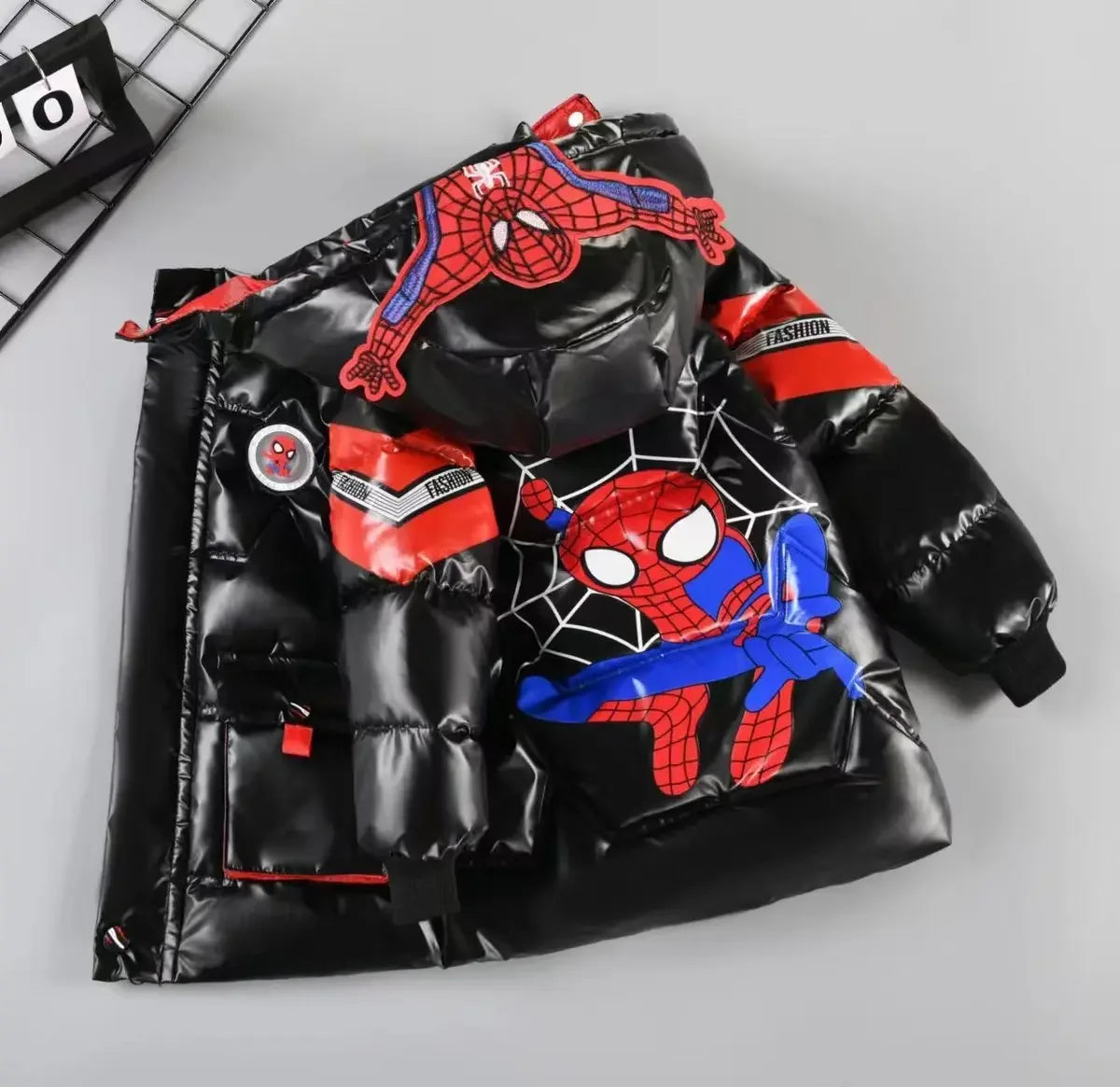 2025 Kids Spiderman Winter Jacket