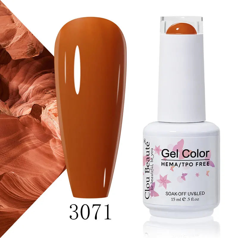 Clou Beaute 56 Colors Gel Nail Polish Pastal Pink Green Lavender UV Nail Gel Soak Off UV Varnish Macaron Gel Paint 15ml Nail Art