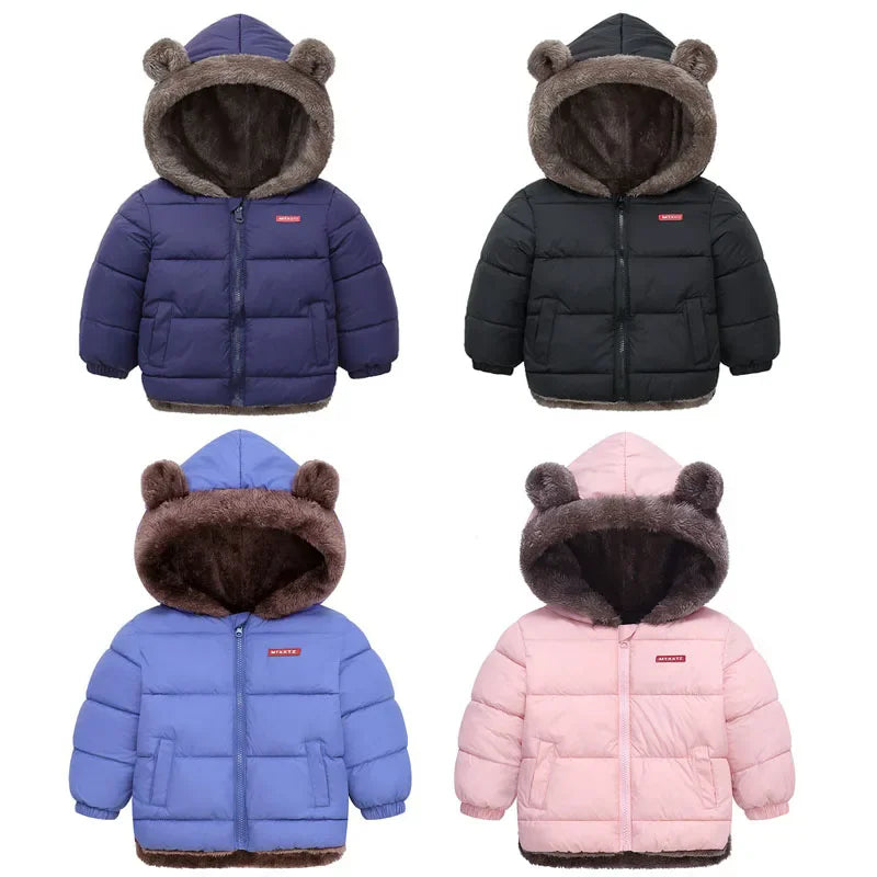 Kids Thick Padded Winter Jacket