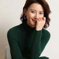 Korean Slim Fit High Neck Sweater