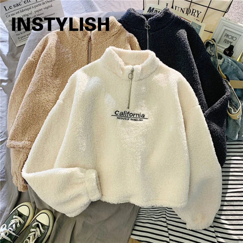 Women’s Cropped Fleece Hoodie